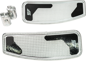 SLYFOX Mini Floorboards - Chrome Polished - Male Mount - M8 SF-906-01-2