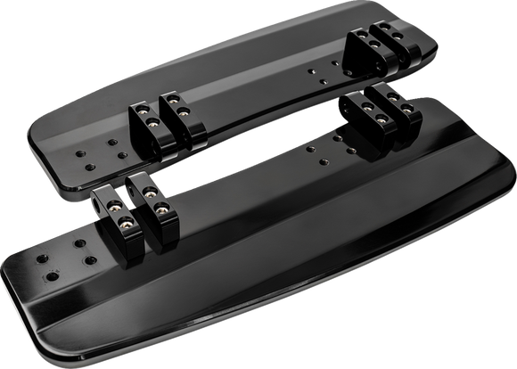 SLYFOX Driver Floorboards - Black Anodized - Touring SF-905-00-1