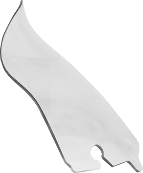 KLOCK WERKS Flare* Windshield - 6-1/2" - Clear - FLH KWW-01-0702