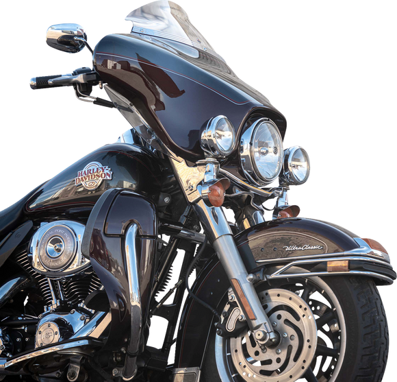 KLOCK WERKS Flare* Windshield - 6-1/2" - Clear - FLH KWW-01-0701