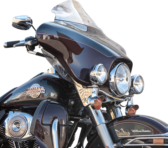 KLOCK WERKS Flare* Windshield - 6-1/2" - Clear - FLH KWW-01-0701