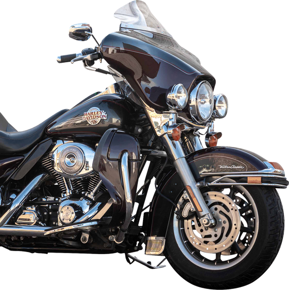 KLOCK WERKS Flare* Windshield - 6-1/2" - Clear - FLH KWW-01-0701