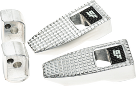 SLYFOX Speed Pegs - Silver Polished - Rear SF-903-02-2