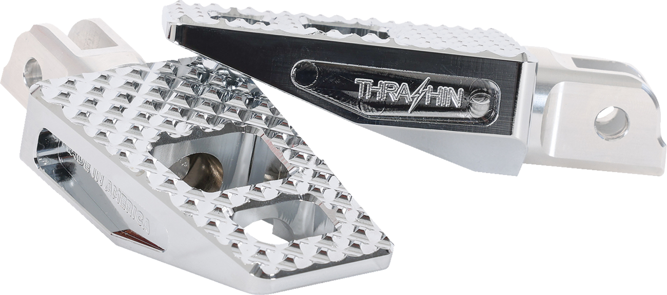 THRASHIN SUPPLY CO. P-54 Footpegs - Front - Chrome TSC-2020-3-SF
