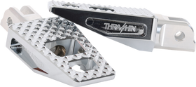 THRASHIN SUPPLY CO. P-54 Footpegs - Front - Chrome TSC-2020-3-SF