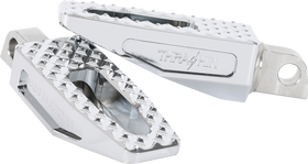 THRASHIN SUPPLY CO. Slim P-54 Footpegs - Front/Rear - Chrome TSC-2021-3-D