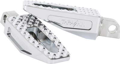THRASHIN SUPPLY CO. Slim P-54 Footpegs - Front/Rear - Chrome TSC-2021-3-D