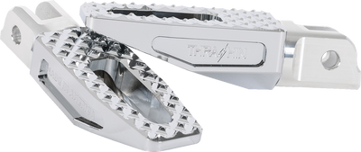 THRASHIN SUPPLY CO. Slim P-54 Footpegs - Front - Chrome TSC-2021-3-SF