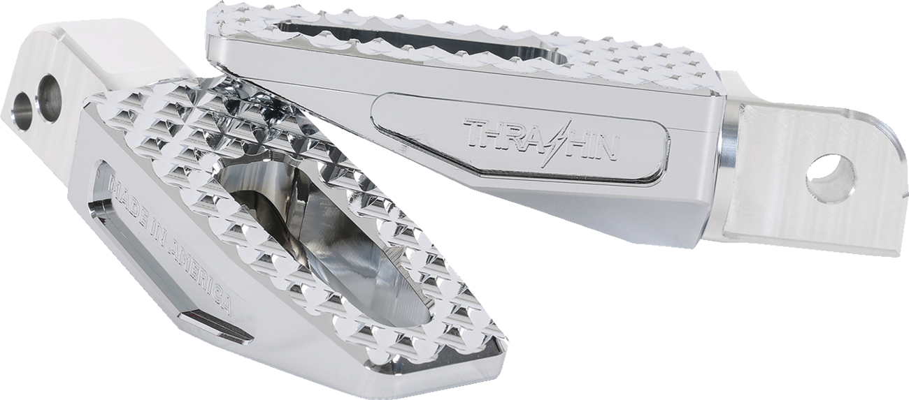 THRASHIN SUPPLY CO. P-54 Footpegs - Rear - Chrome TSC-2021-3-SR