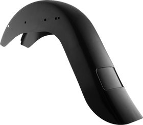 KLOCK WERKS Rear Fender - Vicla Frenched - 9" Extended Rear - Black KWF-02-0311