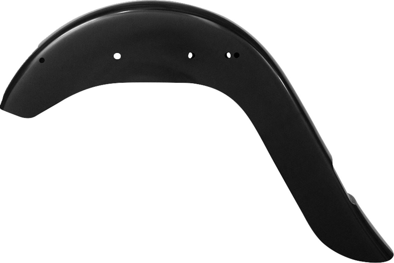KLOCK WERKS Rear Fender - Vicla Frenched - 9" Extended Rear - Black KWF-02-0311