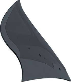 KLOCK WERKS Flare* Windshield - 13-1/2" - Dark Smoke - FLTRX KWW-01-0704-DS