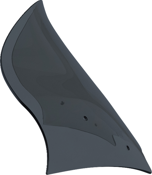 KLOCK WERKS Flare* Windshield - 13-1/2" - Dark Smoke - FLTRX KWW-01-0704-DS