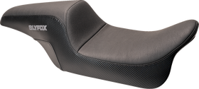 SLYFOX Drifter Seat - Gray Logo - Smooth Vinyl - Carbon Fiber - FL '08-'23 0801-1615