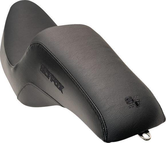 SLYFOX Drifter Seat - Black Logo - Smooth Vinyl - Carbon Fiber - FL '08-'23 0801-1614