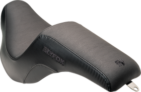 SLYFOX Lowrider Drifter Seat - Black Logo - Smooth Vinyl - Carbon Fiber - FXLR/FLSB '18-'24 0802-1589