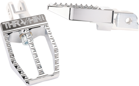 THRASHIN SUPPLY CO. Militant Footpegs - Front - Chrome TSC-2019-3-SF