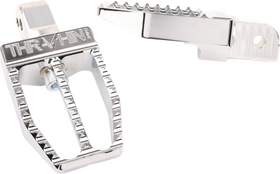 THRASHIN SUPPLY CO. Militant Footpegs - Rear - Chrome TSC-2019-3-SR