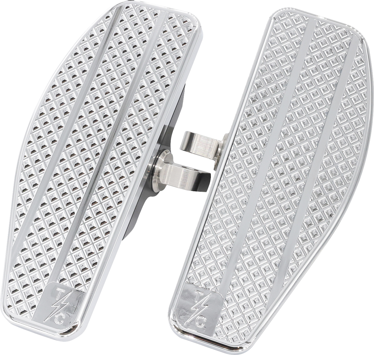 THRASHIN SUPPLY CO. Mini Floorboards - Chrome TSC-2025-3