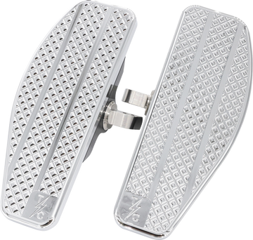 THRASHIN SUPPLY CO. Mini Floorboards - Chrome TSC-2025-3