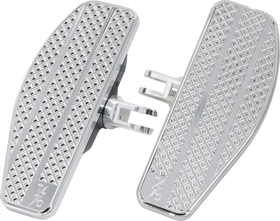 THRASHIN SUPPLY CO. Mini Floorboards - Chrome TSC-2030-3