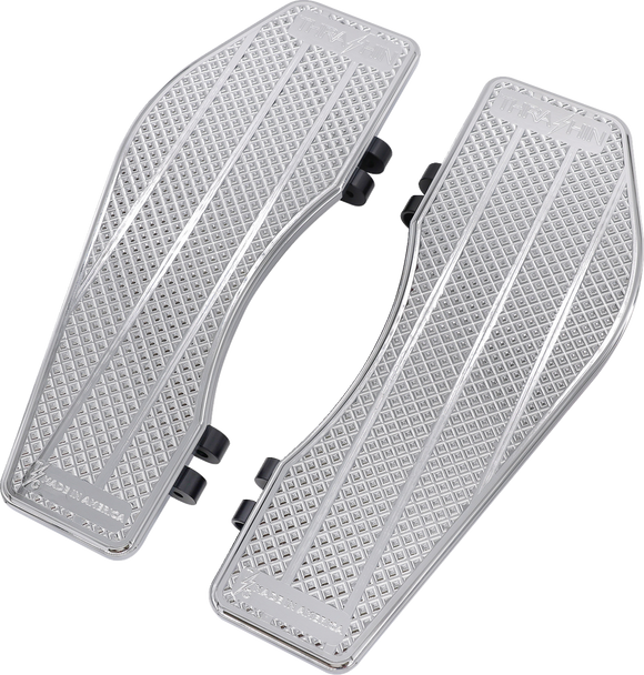 THRASHIN SUPPLY CO. Floorboards - Driver - Chrome TSC-2200-3