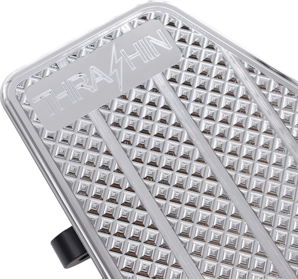 THRASHIN SUPPLY CO. Floorboards - Driver - Chrome TSC-2200-3