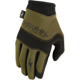 Thrashin Supply Co. Covert V2 motorcycle gloves with neoprene cuff and touchscreen fingertips