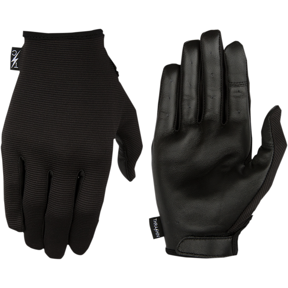 Thrashin Supply Co. Stealth Leather Palm Gloves