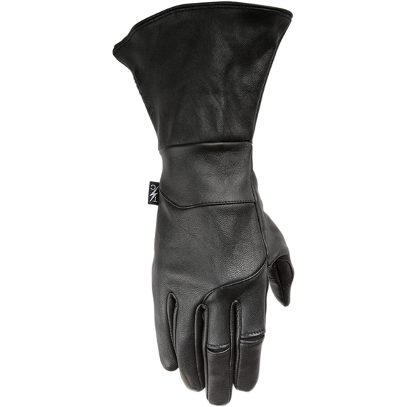 Thrashin Supply Co. Siege insulated leather gauntlet motorcycle gloves with 3M Thinsulate liner