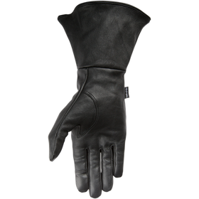 Thrashin Supply Co. Siege insulated leather gauntlet motorcycle gloves with 3M Thinsulate liner