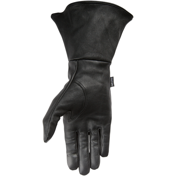 Thrashin Supply Co. Siege insulated leather gauntlet motorcycle gloves with 3M Thinsulate liner