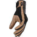 Thrashin Supply Co. Boxer Gloves in Tan - cowhide leather motorcycle riding gloves with PVC knuckle protection and suede impact zones