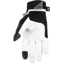 Thrashin Supply Co. Boxer Gloves in White - cowhide leather motorcycle riding gloves with molded knuckle protection and touchscreen-compatible fingertips