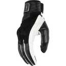 Thrashin Supply Co. Boxer Gloves in White - cowhide leather motorcycle riding gloves with molded knuckle protection and touchscreen-compatible fingertips