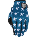 Thrashin Supply Co. Stars & Bolts Stealth Gloves – patriotic graphic seamless synthetic palm motorcycle gloves