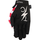 Thrashin Supply Co. Stars & Bolts Stealth Gloves – patriotic graphic seamless synthetic palm motorcycle gloves
