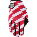 Thrashin Supply Co. Stars & Bolts Stealth Gloves – patriotic graphic seamless synthetic palm motorcycle gloves