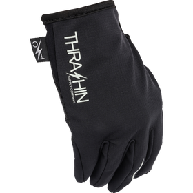Thrashin Supply Co. Windbreaker Stealth motorcycle gloves with ripstop top and leather palm
