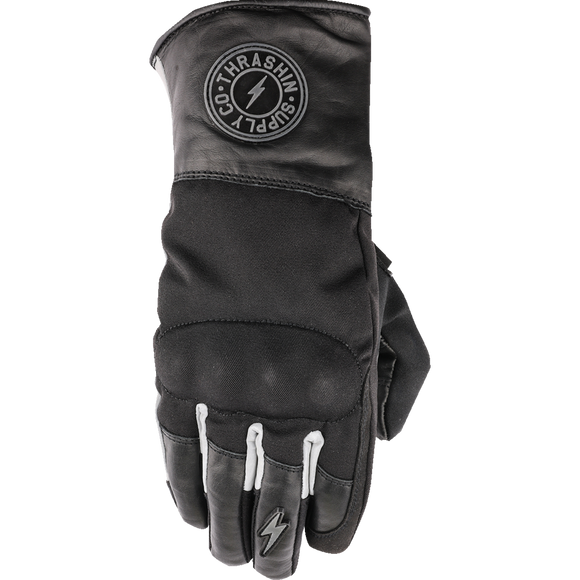 Thrashin Supply Co. Mission Waterproof Gloves - insulated waterproof motorcycle riding gloves with Thinsulate liner and Hipora membrane