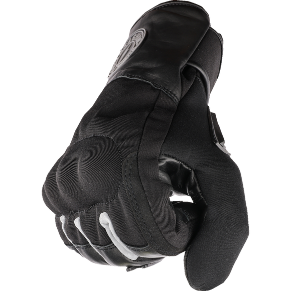 Thrashin Supply Co. Mission Waterproof Gloves - insulated waterproof motorcycle riding gloves with Thinsulate liner and Hipora membrane