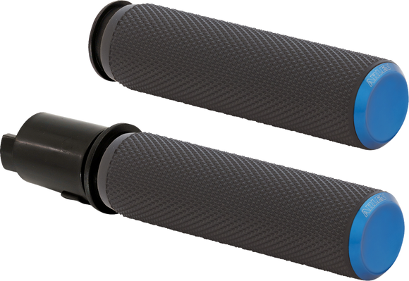 ARLEN NESS Knurled Grips - TBW - Blue 500-053