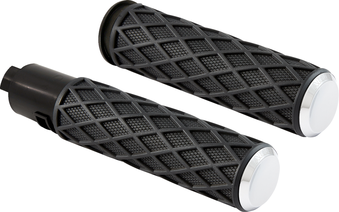 ARLEN NESS Diamond Grips - TBW - Chrome 500-059