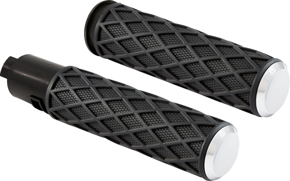 ARLEN NESS Diamond Grips - TBW - Chrome 500-059