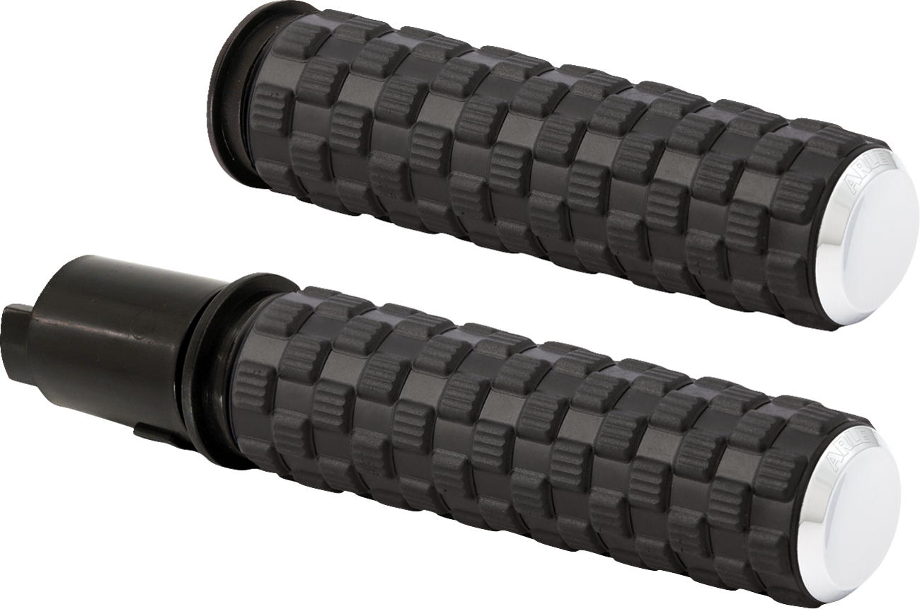 ARLEN NESS Air Trax Grips - TBW - Chrome 500-067