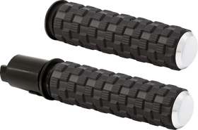 ARLEN NESS Air Trax Grips - TBW - Chrome 500-067