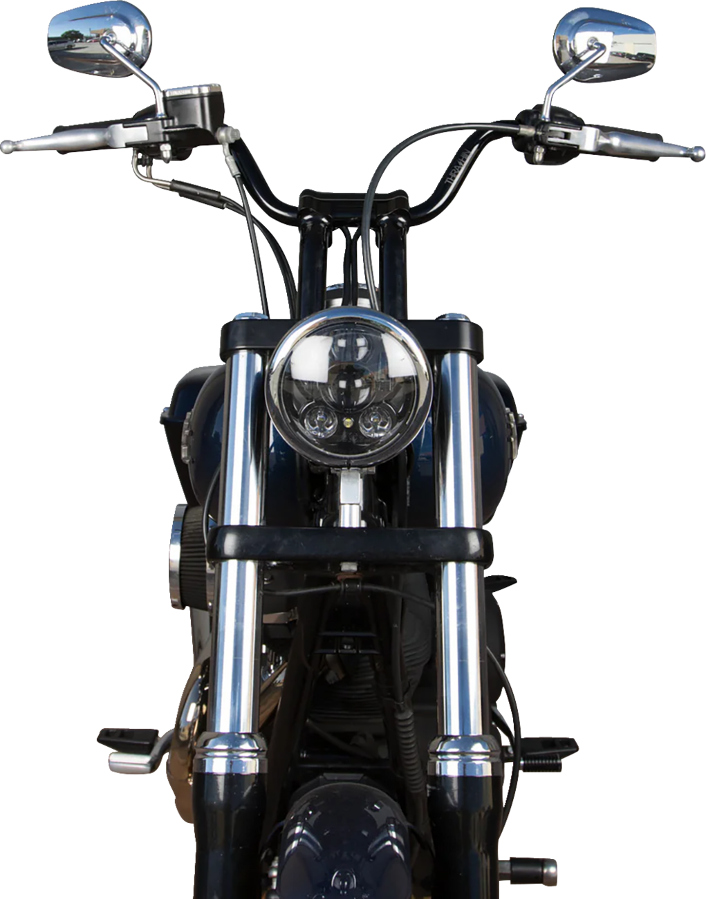 THRASHIN SUPPLY CO. 1" Handlebar - High Bend - Black TSC-2802-1
