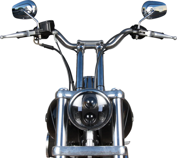 THRASHIN SUPPLY CO. 1" Handlebar - Mid Bend - Black TSC-2804-1