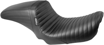 LE PERA Kickflip Seat - Pleated - Black - FXD '06-'17 LK-591PT