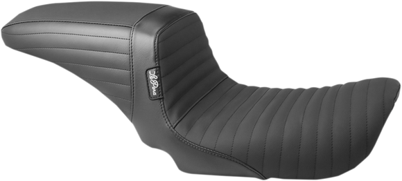 LE PERA Kickflip Seat - Pleated w/ Gripp Tape - Black - FXD '06-'17 LK-591PTGP